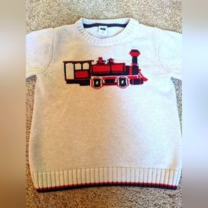 Janie and Jack train sweater